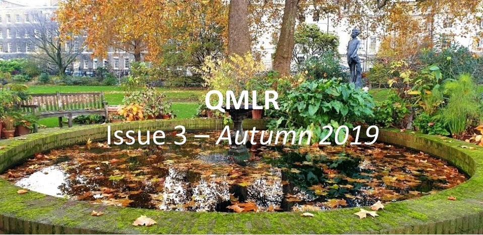 issue 3 - autumn 2019 - 1corqmlr